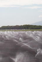 water spraying
